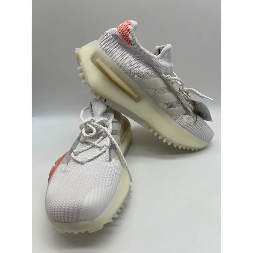 Adidas Women's NMD S1 Low Shoes Coral White HQ4465 Size 8 NWT.,